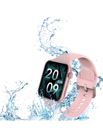 Platyne Multifunktionale GPS-Uhr in Rosa