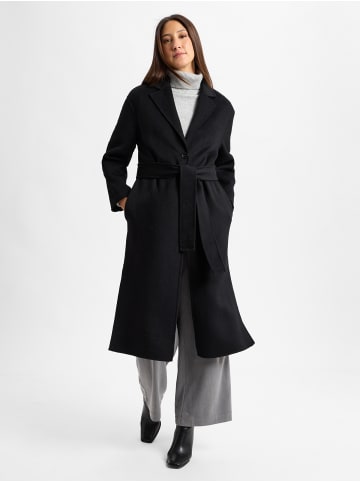 IPURI Wollmantel in schwarz - 0002