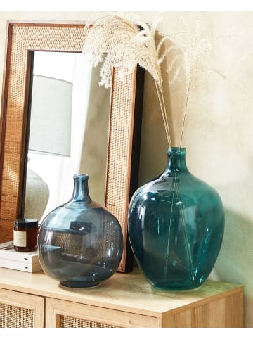 Beliani Blumenvase ROTI in Blau - (W) 29 x (H) 39 x (L) 29 cm