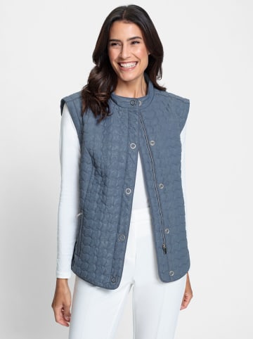 WITT WEIDEN Steppjacke in rauchblau-bedruckt