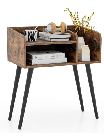 COSTWAY Nachttisch 50 x 32 x 58 cm in Braun
