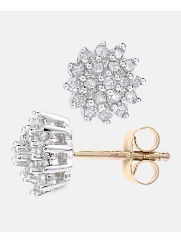 Diamant L'éternel Ohrstecker aus 375 Gelbgold mit 0.25 Karat Diamant