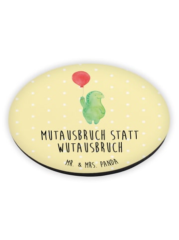 Mr. & Mrs. Panda magnet Schildkröte Luftballon mit Spruch in Gelb Pastell