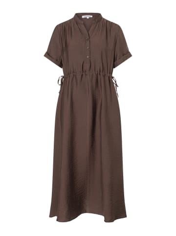More & More Kurzarmkleid in espresso brown