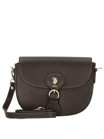 U.S. Polo Assn. Arlington - Umhängetasche 23 cm in dark brown