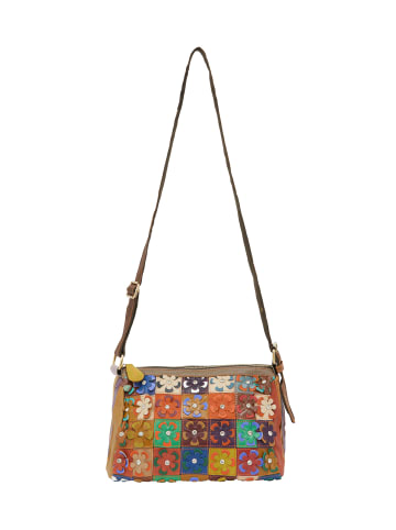 IZIA Women Messenger Bag in Coffee Multicolor
