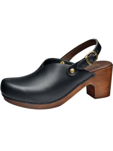 Sanita Comfortwear "Non-Wood Sahari Sandal" in Schwarz