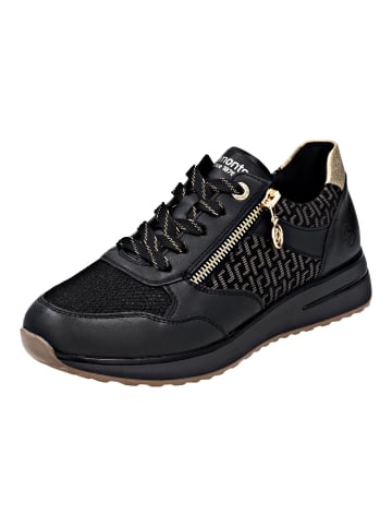 remonte Sneaker in Schwarz/Gold