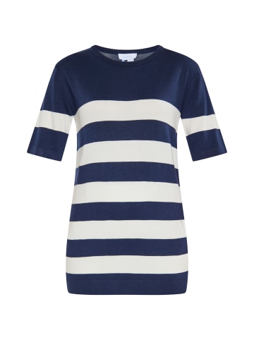 usha BLUE LABEL Damen Pullover in Marine Weiss