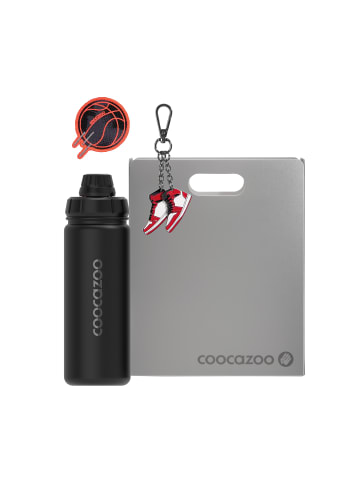 Coocazoo schwarz, 3-tlg, Heftbox, Trinkflasche   COLOUR UP- in Schwarz