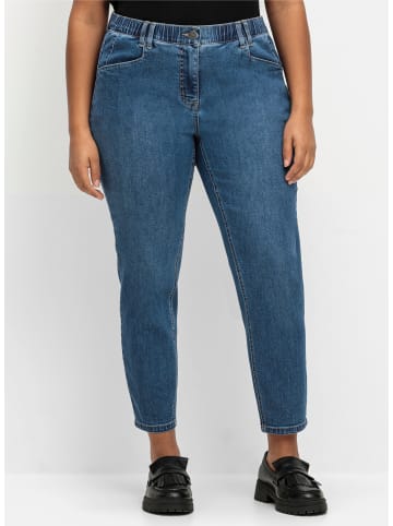 sheego Jeans in blue denim