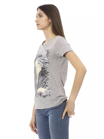 Trussardi Action Grau Baumwolle Damen T-Shirt