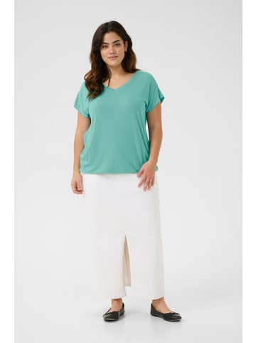 KAFFE curve T-shirt KCjena Loose fit in Teal