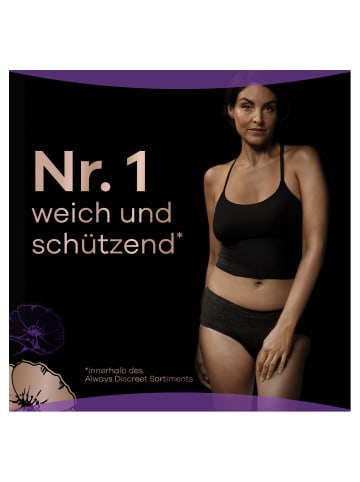 always Höschen "Discreet Boutique" Gr. M in Schwarz (18 St.)