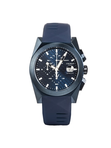 Locman Herrenuhr "Modell Stealth Chrono Quarz" in Blau