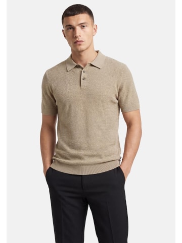 Jack & Jones Poloshirt Bluriley in Hellbraun / hellblau