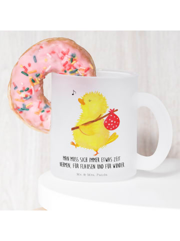 Mr. & Mrs. Panda Tee Tasse Küken Wander mit Spruch in Transparent