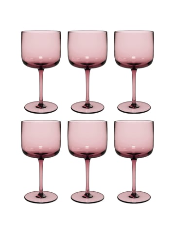 like. by Villeroy & Boch 6er Set Weingläser Like Glass in Grape 270 ml