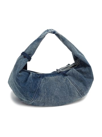 Les Visionnaires Greta Essential Schultertasche 37 cm in washed denim