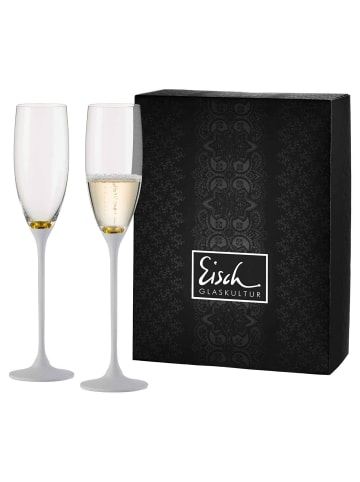 Eisch 2er Set Champagnergläser Champagner Exklusiv 180 ml in gold