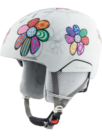 Alpina Skihelm ohne Visier in weiss