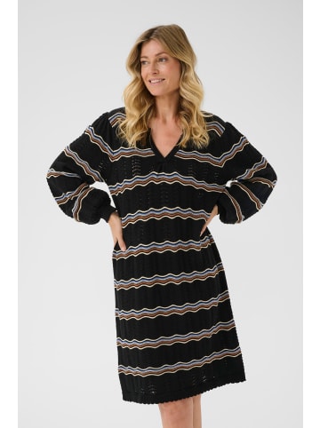 Cream Kleid CRWavy A-shape in Black wavy stripe