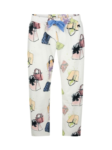 SHORT STORIES Hose Masche in Gemustert Creme