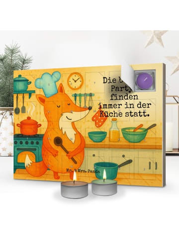 Mr. & Mrs. Panda Duftkerzen Adventskalender Fuchs Koch Design mi... in Weiß