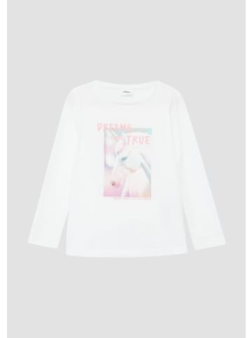 s.Oliver T-Shirt in 0100_weiß