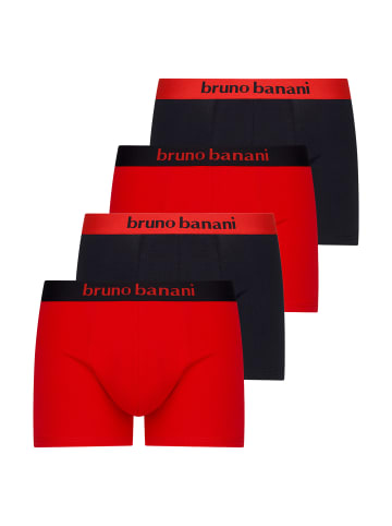 Bruno Banani Retro Short / Pant Flowing in Rot / Schwarz
