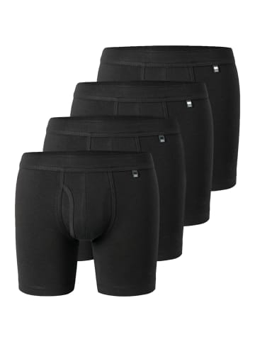 Schiesser Long Short / Pant Long Life Cotton in Schwarz