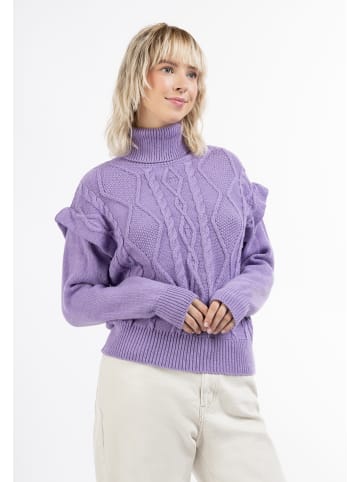 myMo Damen Strick Pullover in HELLLILA