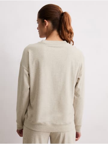Marc O'Polo Pyjamaoberteil Mock Neck Top M-Line in chateau gray melange