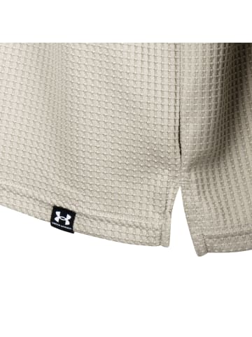 Under Armour Trainingskapuzenpullover UA Rival Waffle in beige