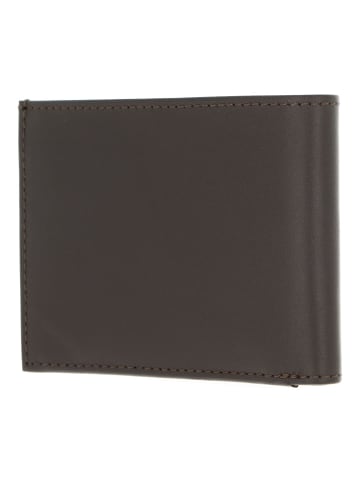 oxmox Leather Geldbörse RFID Schutz Leder 11 cm braun-freedom cross