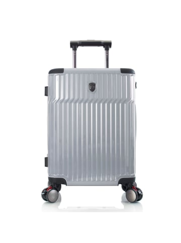 Heys Tekno 4 Rollen Kabinentrolley S 53 cm Laptopfach in silver