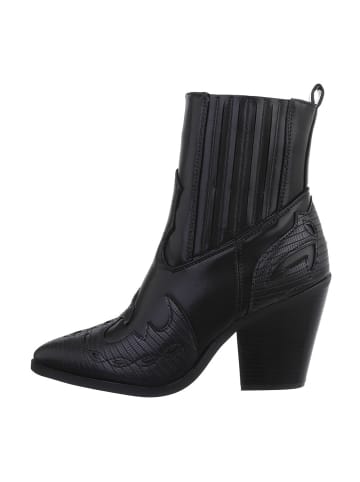 Ital-Design Stiefelette in Schwarz