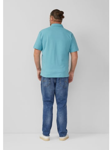 s.Oliver Polo-Shirt in 6603_türkisblau
