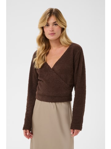 SAINT TROPEZ Bluse langarm NadalieSZ Fitted in Chocolate Brown