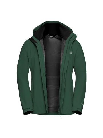 Jack Wolfskin Regenjacke Trailtime 2L Jacket in Dunkelgrün