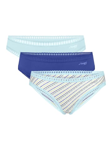 Sloggi Minislip Blue GO Crush 3er-Pack in BLUE - LIGHT COMBINATION