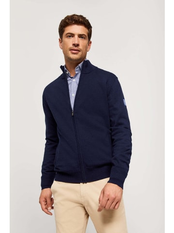 Polo Club Cardigan in Navy Blau