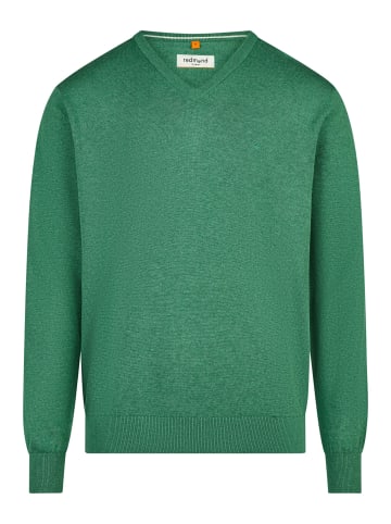 Redmond Pullover Basic in Dunkelgrün