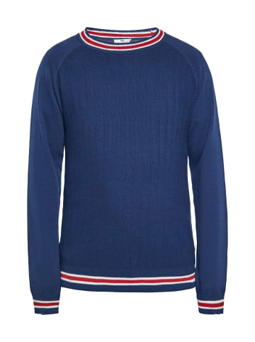 DreiMaster Maritim Men Sweater in Marine Blau