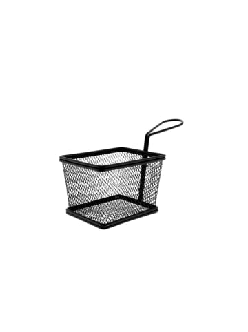 COFI 1453 Pommes-Frittierbehälter aus Edelstahl in Schwarz in Schwarz