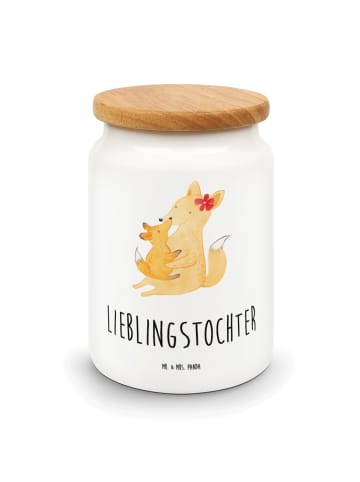 Mr. & Mrs. Panda Kaffeedose Fuchs Mama mit Spruch in Weiß