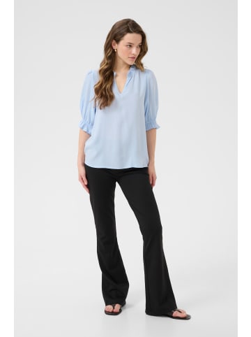 Kaffe Kurzarm-Bluse KAelly Regular fit in Windsurfer