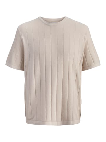 Jack & Jones Gestricktes T-Shirt in Moonbeam