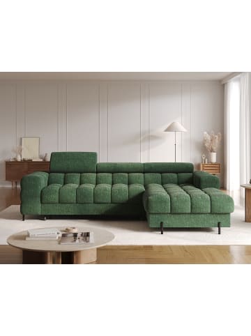 MF Design Fenro Recamiere Rechts in Grün -  (L) 181 x (B) 285 x (H) 93 cm