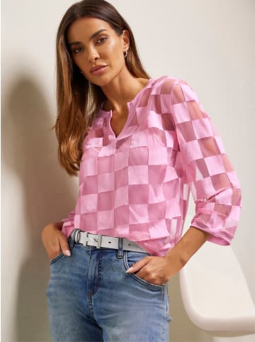 Heine Shirt in altrosa-kariert